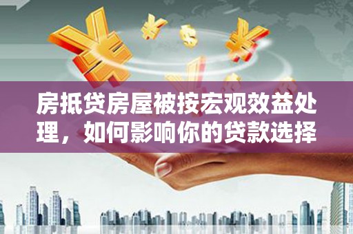 嵩县房抵贷房屋被按宏观效益处理，如何影响你的贷款选择？